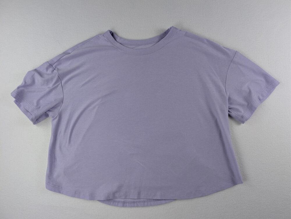 Old Navy Active Cloud 94 Soft Lavender Cropped Workout Tee M